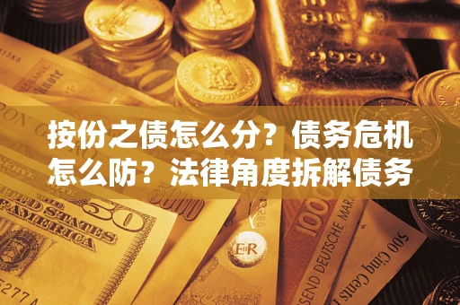 武汉按份之债怎么分？债务危机怎么防？法律角度拆解债务分配与风险自保指南