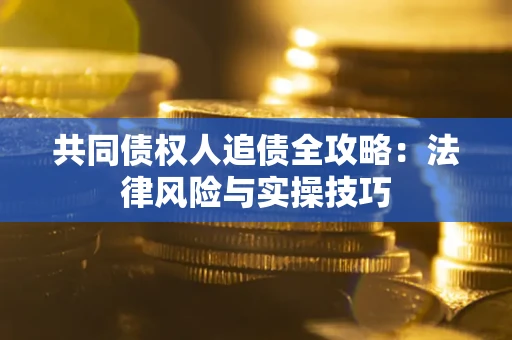 武汉共同债权人追债全攻略：法律风险与实操技巧