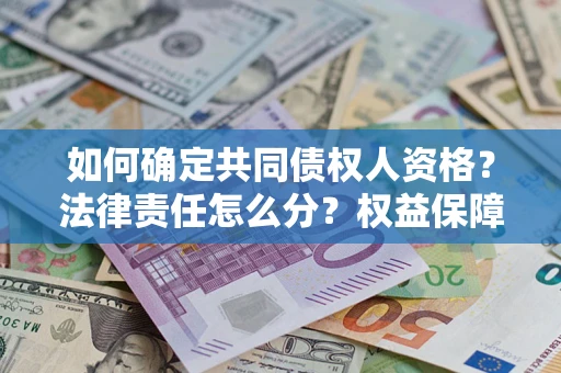 武汉如何确定共同债权人资格？法律责任怎么分？权益保障技巧揭秘！