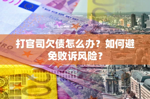 武汉打官司欠债怎么办？如何避免败诉风险？