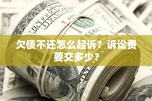 武汉欠债不还怎么起诉？诉讼费要交多少？