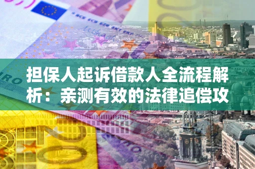 武汉担保人起诉借款人全流程解析：亲测有效的法律追偿攻略