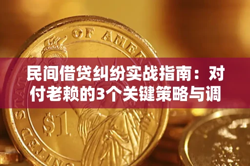 武汉民间借贷纠纷实战指南：对付老赖的3个关键策略与调解盲区解析