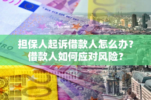 武汉担保人起诉借款人怎么办？借款人如何应对风险？