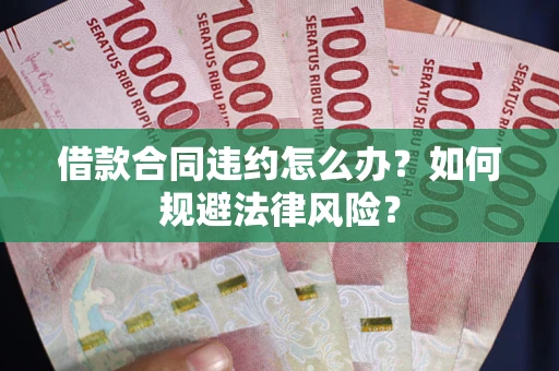 武汉借款合同违约怎么办？如何规避法律风险？